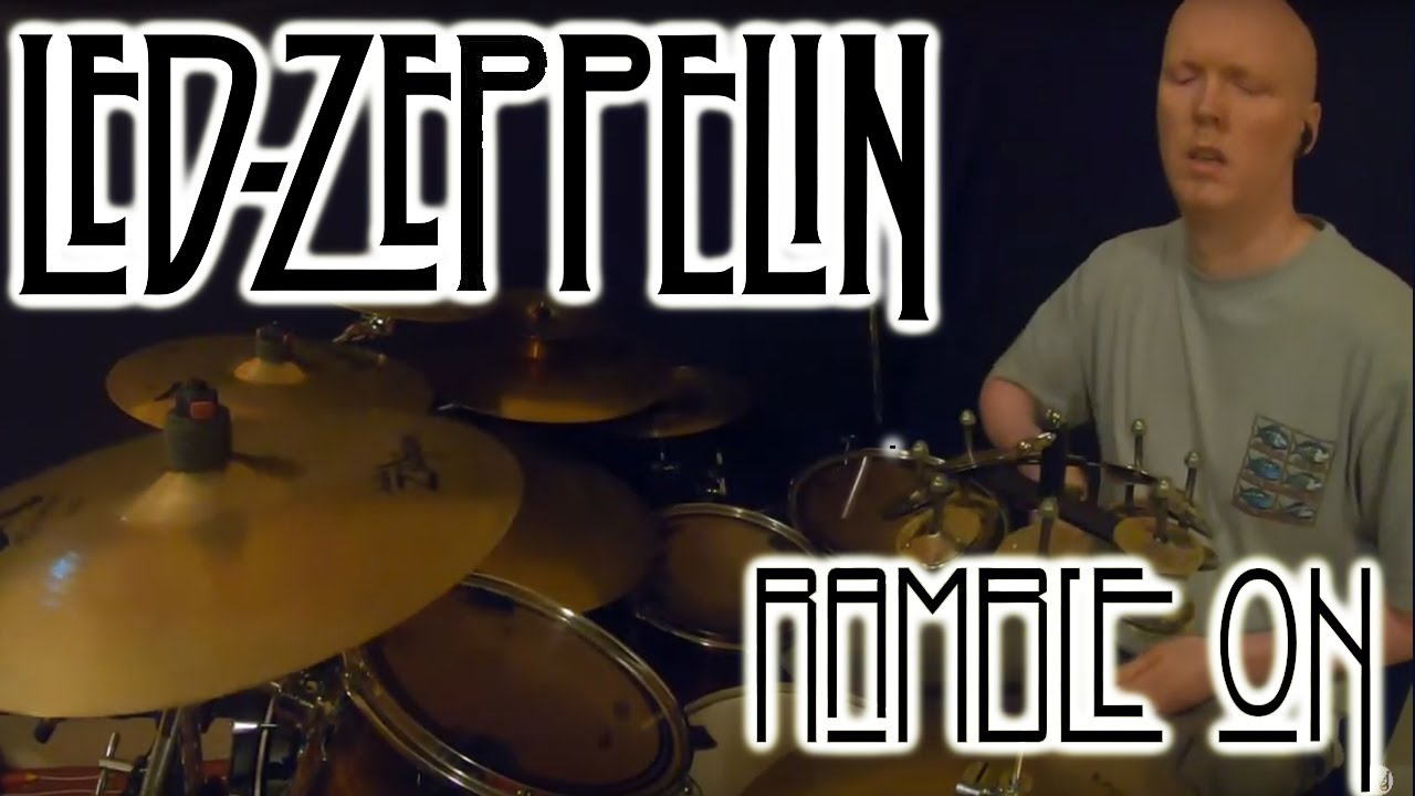 led zeppelin - ramble on (drum cover)