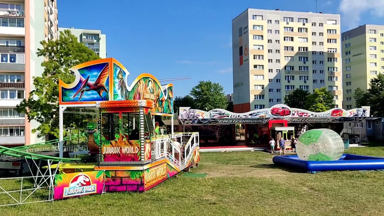 Wesołe miasteczko na gdańskiej Morenie. Lunapark Gdańsk Piecki Migowo