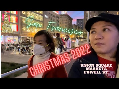 วีดีโอ: ต้นคริสต์มาสและไฟประดับที่ซานฟรานซิสโก