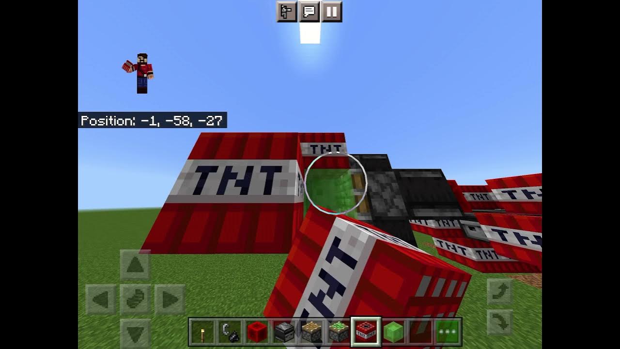 How to make a missile in minecraft pe youtube