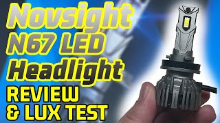 The BEST VALUE Novsight LED Headlight Upgrade - N67 Pro Series Review and Lux Test by Car Light Reviews 21,389 views 9 months ago 10 minutes, 8 seconds