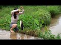 Best hook fishing black speed fish hunting beautiful girl