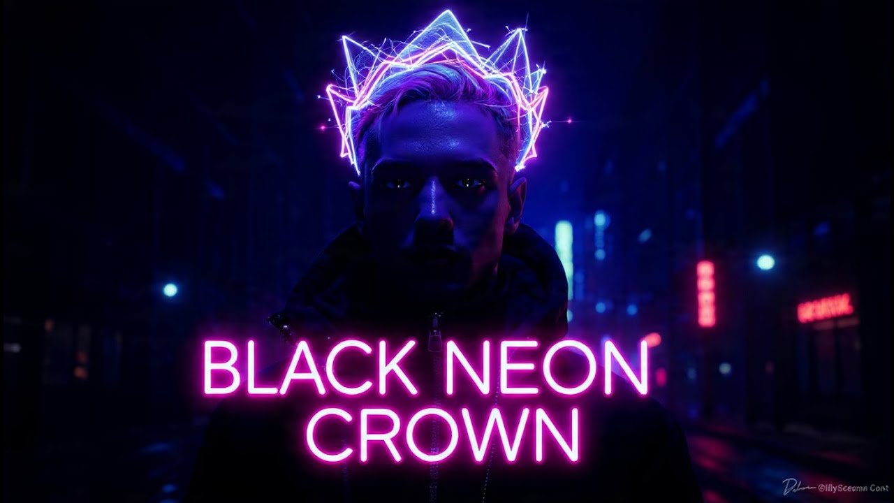Black Neon Crown - Dark Pop | Night Drive | Night Work  
