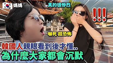 只在新聞看過的畫面..韓國人現場直接傻眼😱原來這麼可怕😢