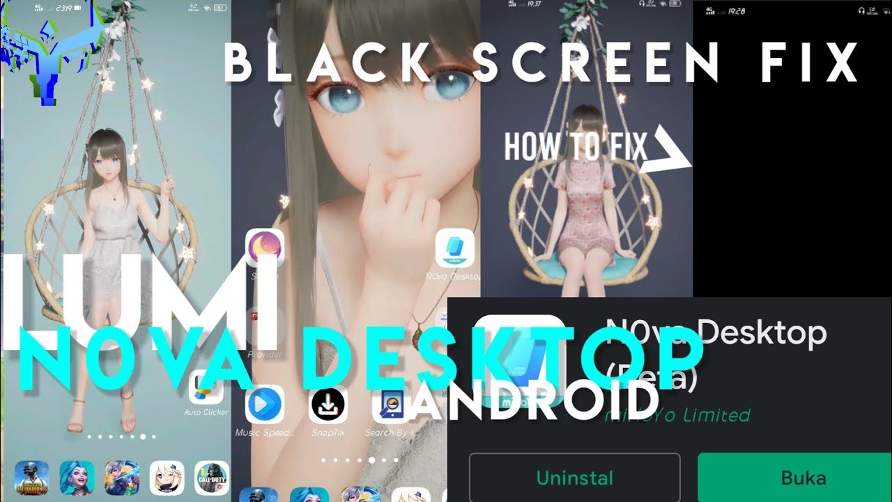 Lumi Nova Desktop Android Blackscreen Fix
