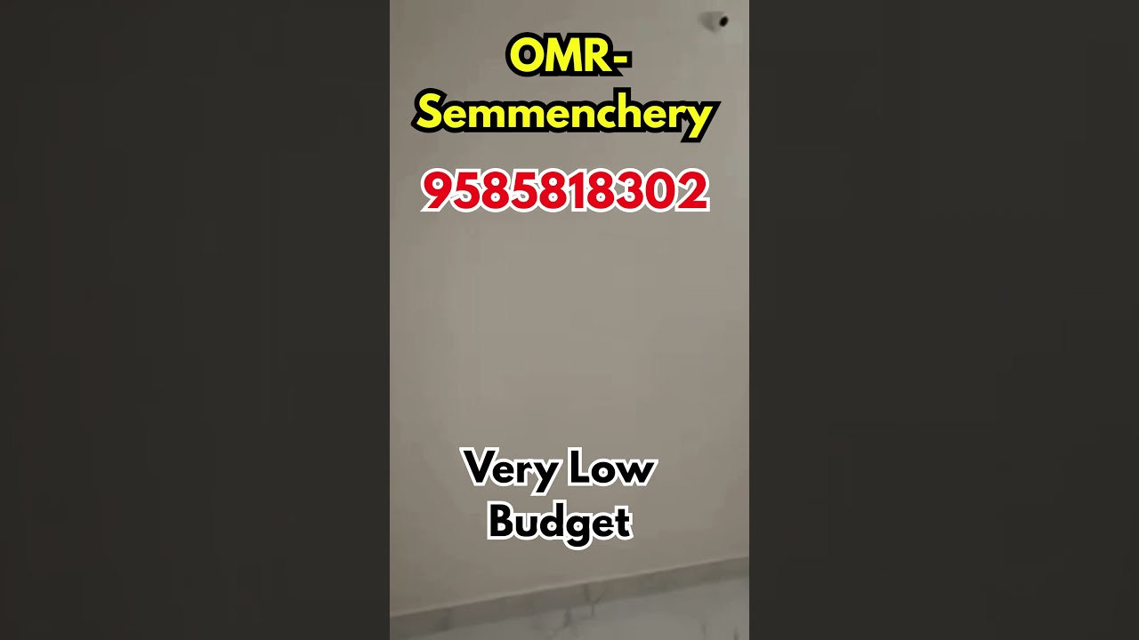 OMR-Semmenchery House For Sale #omrplotsale #omrhousesale #semmencheryhouse #chennaiplots