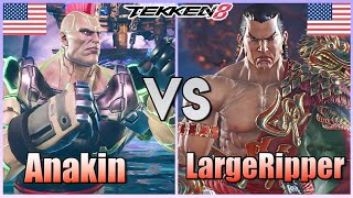 Tekken 8  ▰ Anakin (Jack 8) Vs LargeRipper (Feng) ▰ Ranked Matches!