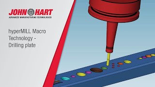 hyperMILL Macro Technology - Drilling plate