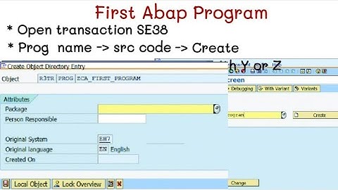How to create ABAP programming in SAP|Data declaration ABAP|Comments|Part 3 #sapabap #saptraining