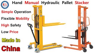 Operation Guide for Hand Manual Hydraulic Pallet Stacker