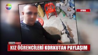 Kız öğrencileri korkutan paylaşım