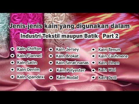 Video: Fabrik hitam: ciri dan jenis bahan