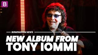 Tony Iommi speaking at the launch of his new album
