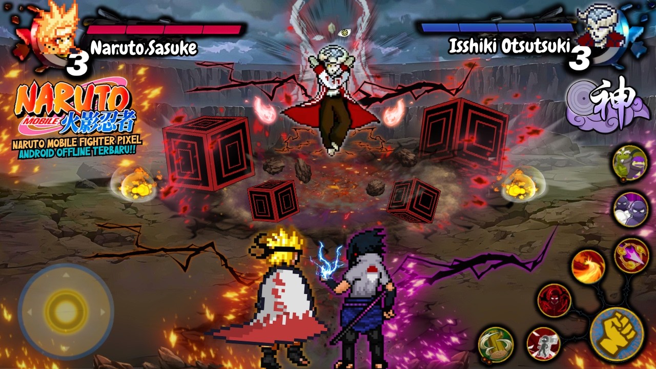 NARUTO Shippuden: Naruto Mobile Fighter Pixel Android OFFLINE 2026 - The Ōtsutsuki Clan Invasion💯🔥