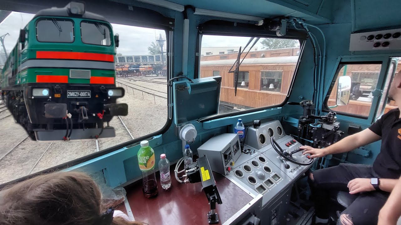 Szergej 60 a füstiben! Rövid utazás a vezetőfülkében, LokoPiknik, stb...