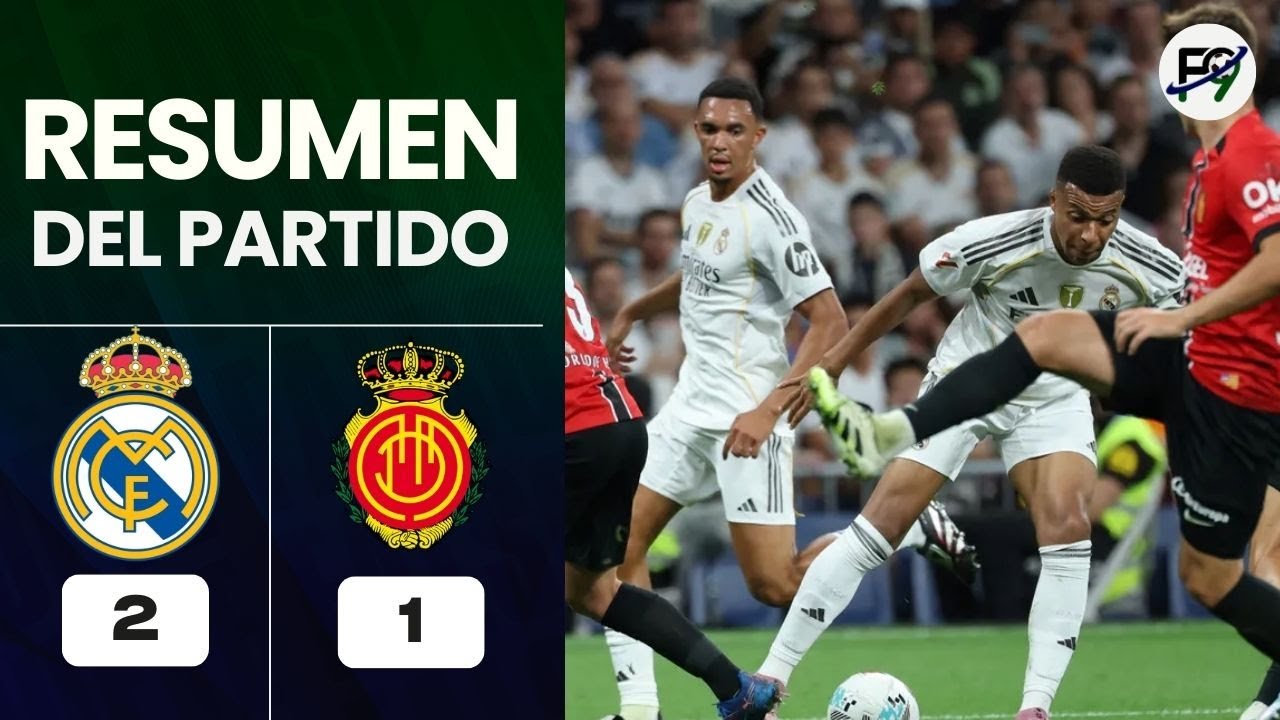 JUGÓ MASTANTUONO Y REAL MADRID DERROTÓ A MALLORCA POR 2 A 1 EN LA LIGA ...