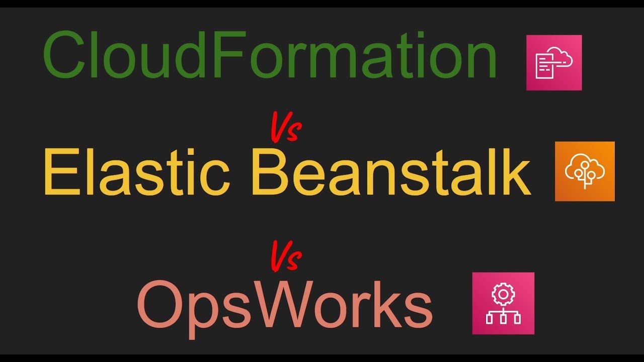 Aws Cloudformation Vs Elastic Beanstalk Vs Opsworks | Infrastructure As Code