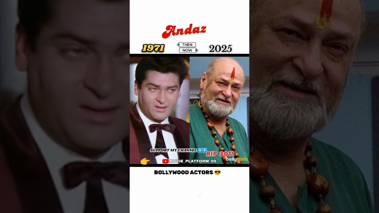 ANDAZ (1971 - 2025) Cast then and Now || 