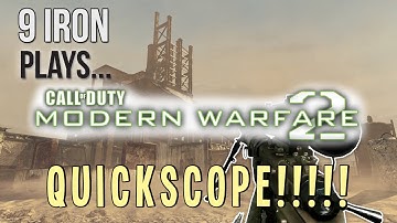 Modern Warfare 2 - Quickscope/Noscope Across Rust!!