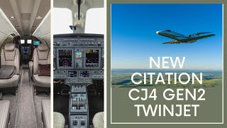 Textron Aviation Unveils Citation CJ4 Gen2 Twinjet