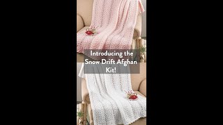 Snowdrift Crochet Afghan Blanket Kits