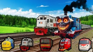 Ayo Kita Bermain Tebak Gambar Kereta Api Lucu CC201,kereta ThomaS,KRL,Brewster Chunggiton,TITIPO