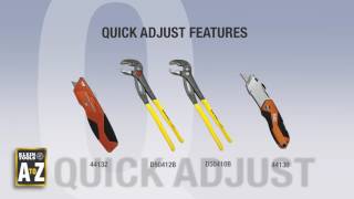 Klein A to Z - quick adjust & auto loading tools