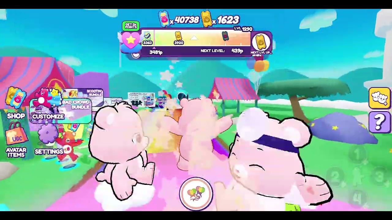Care Bears Caring Quest Team Battle! TEAMUP WITH THE BOX???