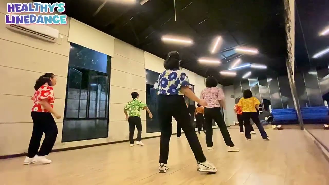 Dendang Minang Timur Linedance , choreo Elva Fida ( INA) demo by Healthys