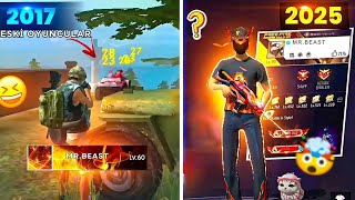 Eski̇ Free Fi̇re Oyunculari Haylen Oynuyor Mu ? 2017 Vs 2025 Eski̇ler - Free Fire