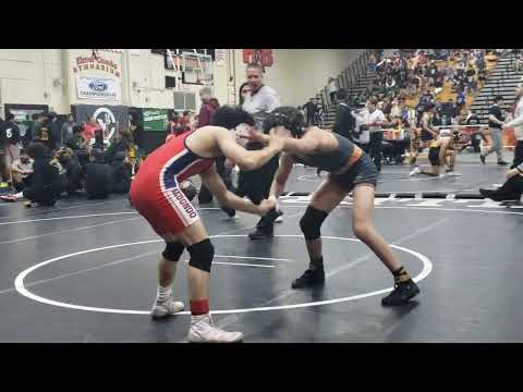 Vince Partington (Cypress) vs (Redondo) 120 lb 3rd match Beach Bash at