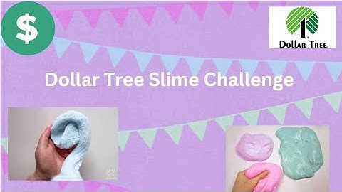 Making slime under $5 from dollar tree!