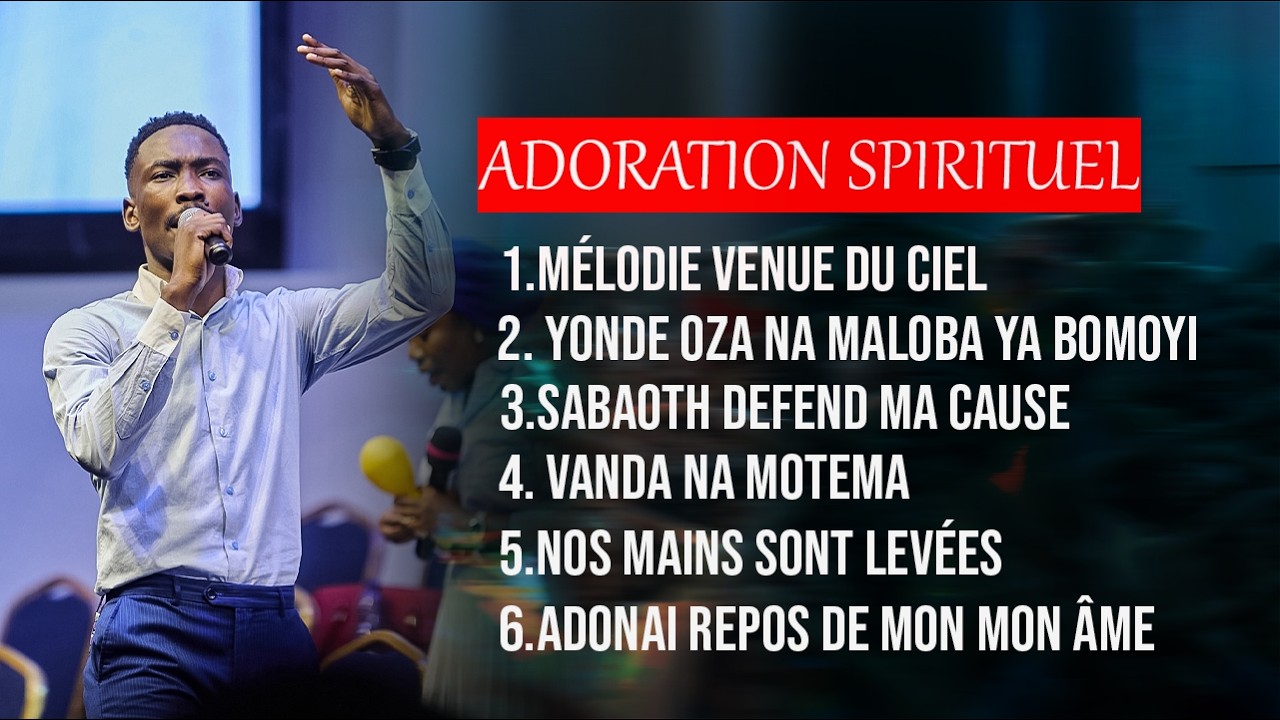 INTENSE WORSHIP / MOMENT D'ADORATION PROPHETIQUE   AVEC JARED MPONGO INTERPRETE PASTEUR MOISE MBIYE