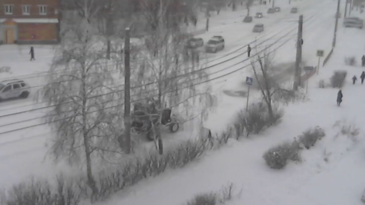 Вид с окна в г.Усолье-Сибирском - YouTube