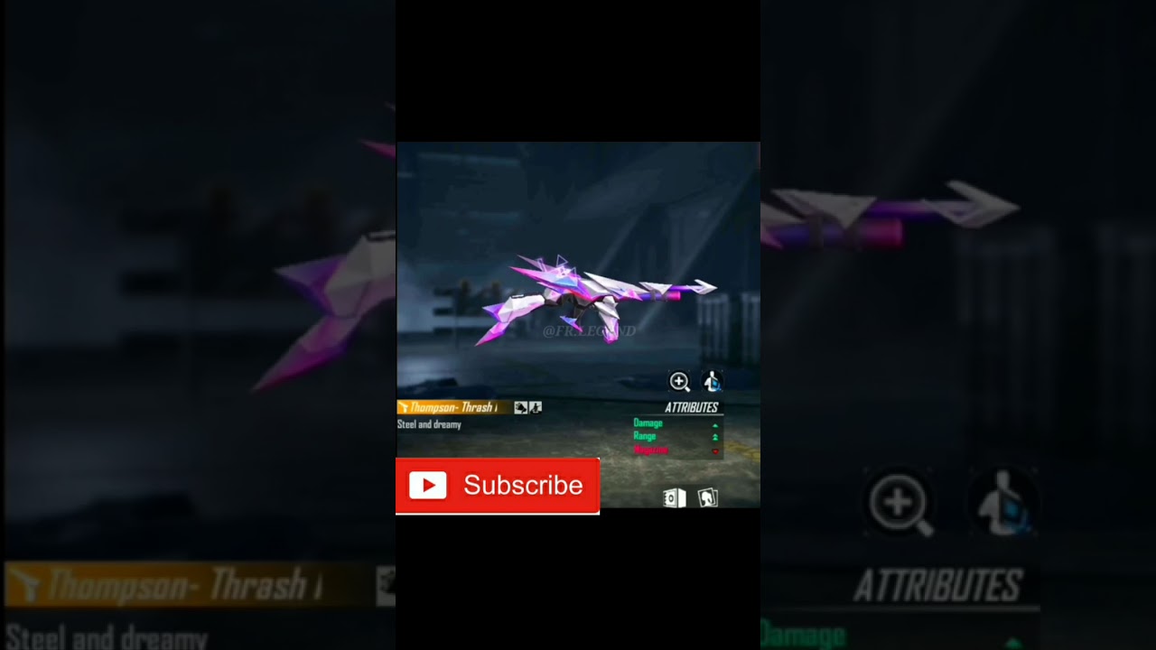 FREE FIRE || UPCOMING THOMPSON SKIN || X-DEVIL || 