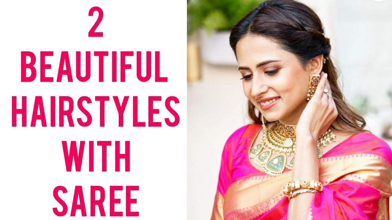 Quick & Easy juda hairstyle for saree - साड़ी के लिए दो सबसे आसान और  खूबसूरत जुड़े #hairstyles - YouTube