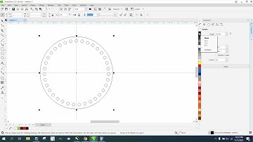 Corel Draw Tips & Tricks Holes spaced around an object and make them even Part 3