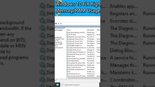 How To FIX high RAM Usage in Windows 10