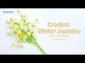 Crochet Winter Jasmine Flower Free Pattern 