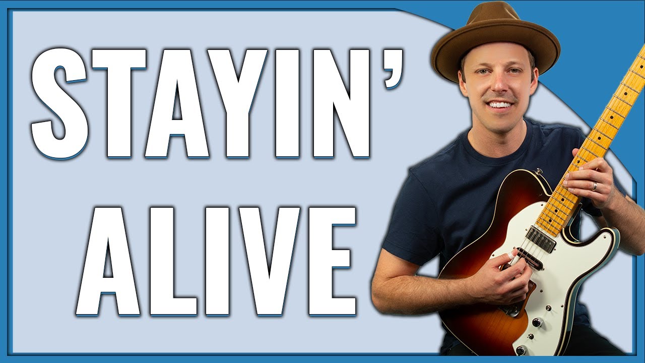 Урок игры на гитаре Stayin' Alive (The Bee Gees)