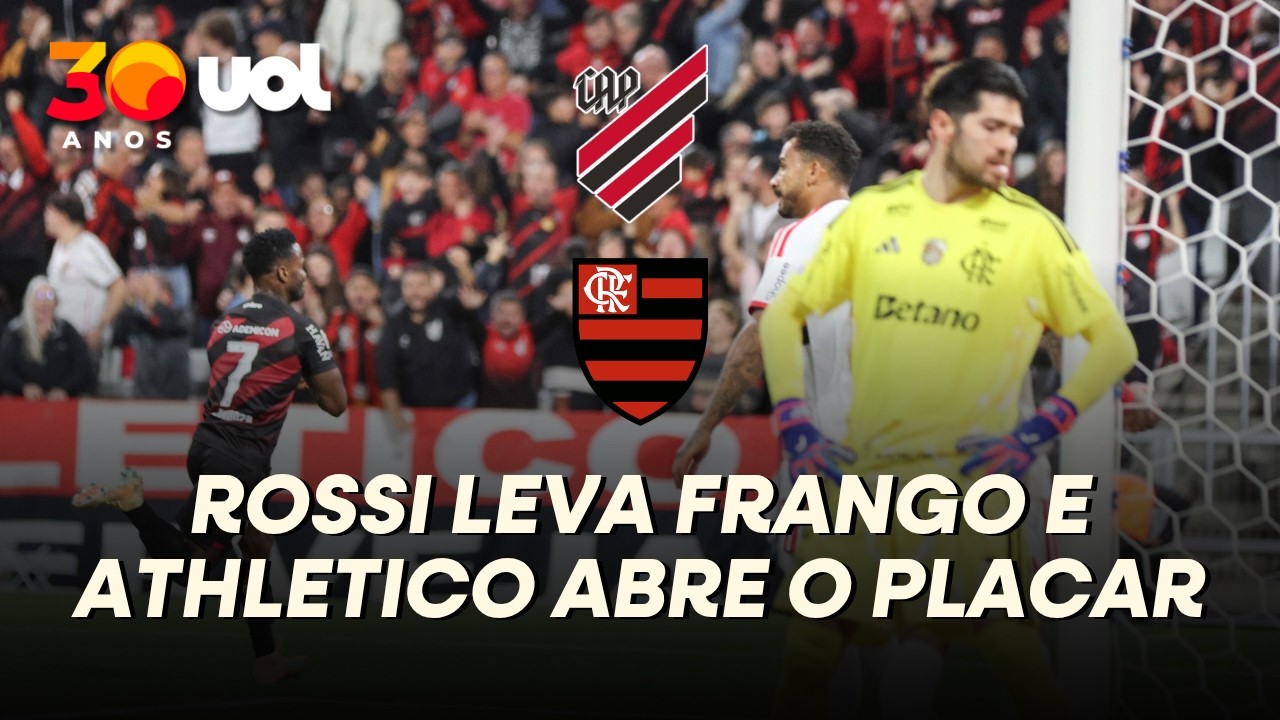 ROSSI LEVA FRANGO EM CHUTE DE MENDOZA E ATHLETICO-PR ABRE O PLACAR CONTRA O FLAMENGO