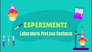 ESPERIMENTI Laboratorio  prof. Carmen Costanzo  Scuola Media I.C. Fermi San Giuliano Milanese