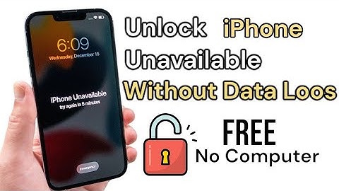 iPhone Unavailable Lock Screen? Unlock iPhone Without Data loss | No Computer & Free Software