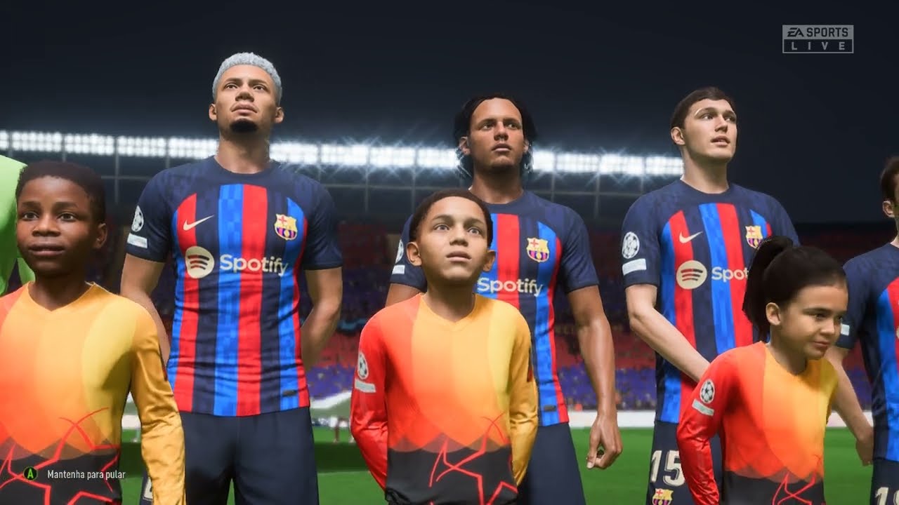 FIFA 23 UEFA CHAMPIONS LEAGUE  BARCELONA X RBL