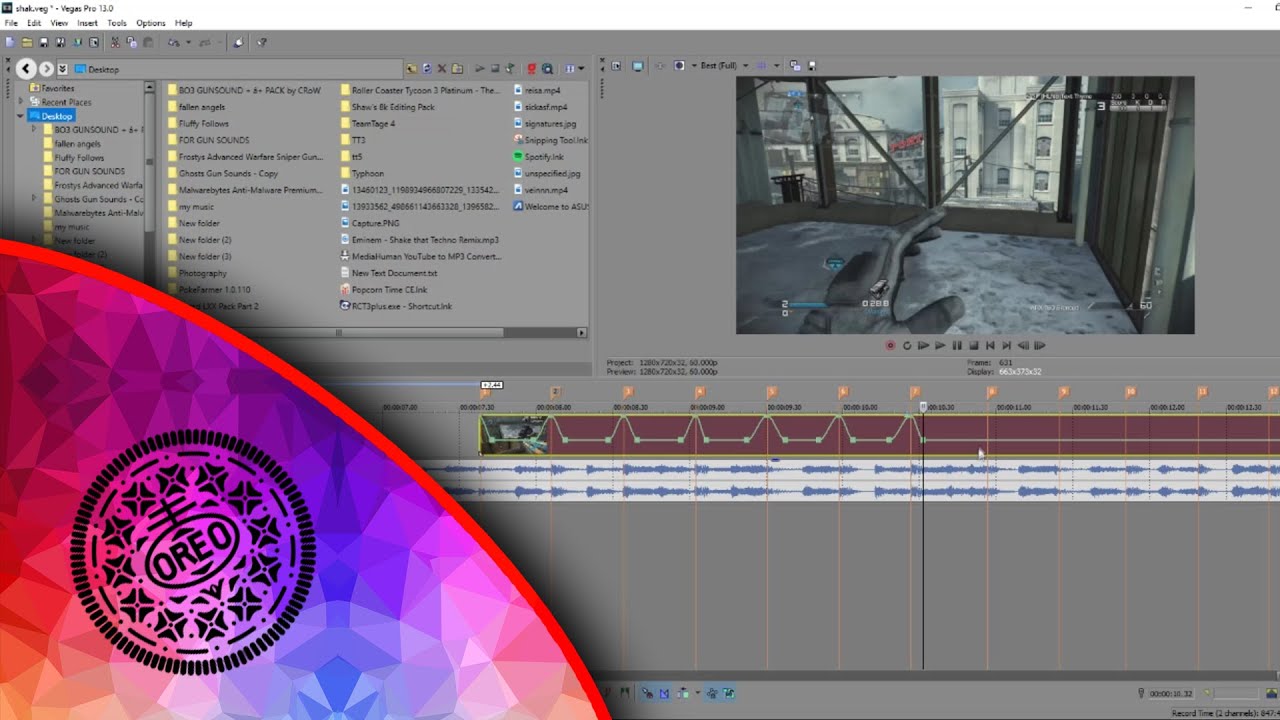 Sony Vegas Tutorial: How to Sync Sniper Clips and Trickshots With Velocity