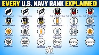 Details Every U.S. Navy Rank Explained In 11 Minutes Update