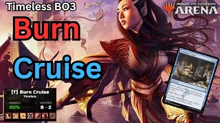 CHOO-CHOO - Treasure Cruise Burn - New Timeless Deck Tech - MTG Magic Arena Competitive Ranked BO3