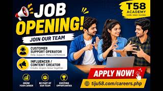 T58 Academy – Career Job Openings