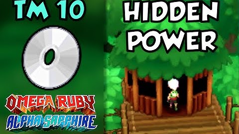 Where/How to Find TM 10: Hidden Power | Pokemon Omega Ruby and Alpha Sapphire