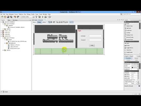 Java Netbeans Programming #4 add  change foreground and background
